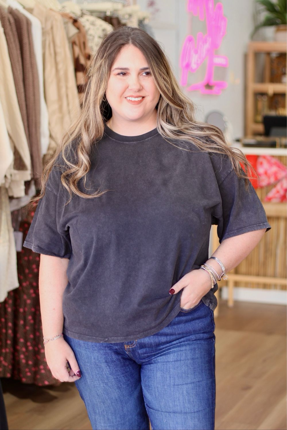 Not Your Boyfriends Tee, Colour: Black, Size: S/M