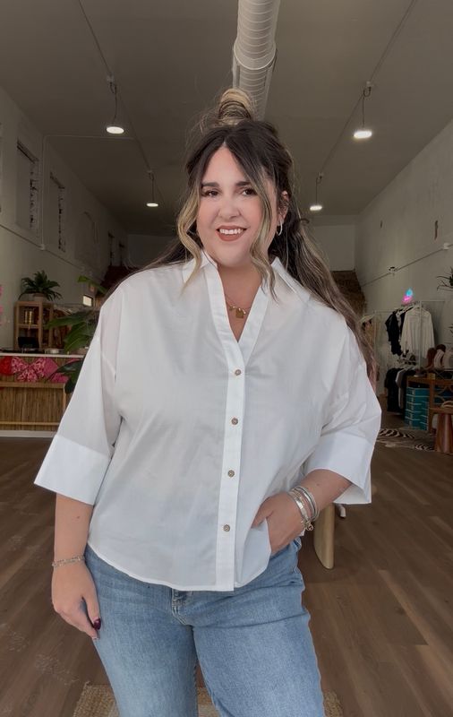 Clear Skies Button Up