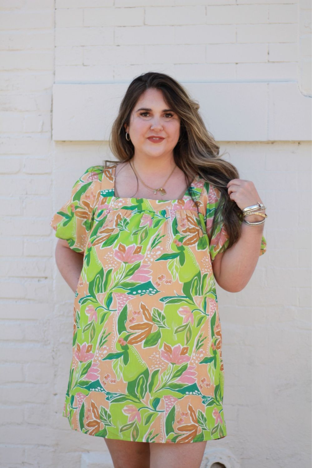 Aruba Square Neck Dress