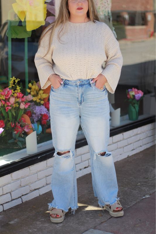 Super High Distressed Denim