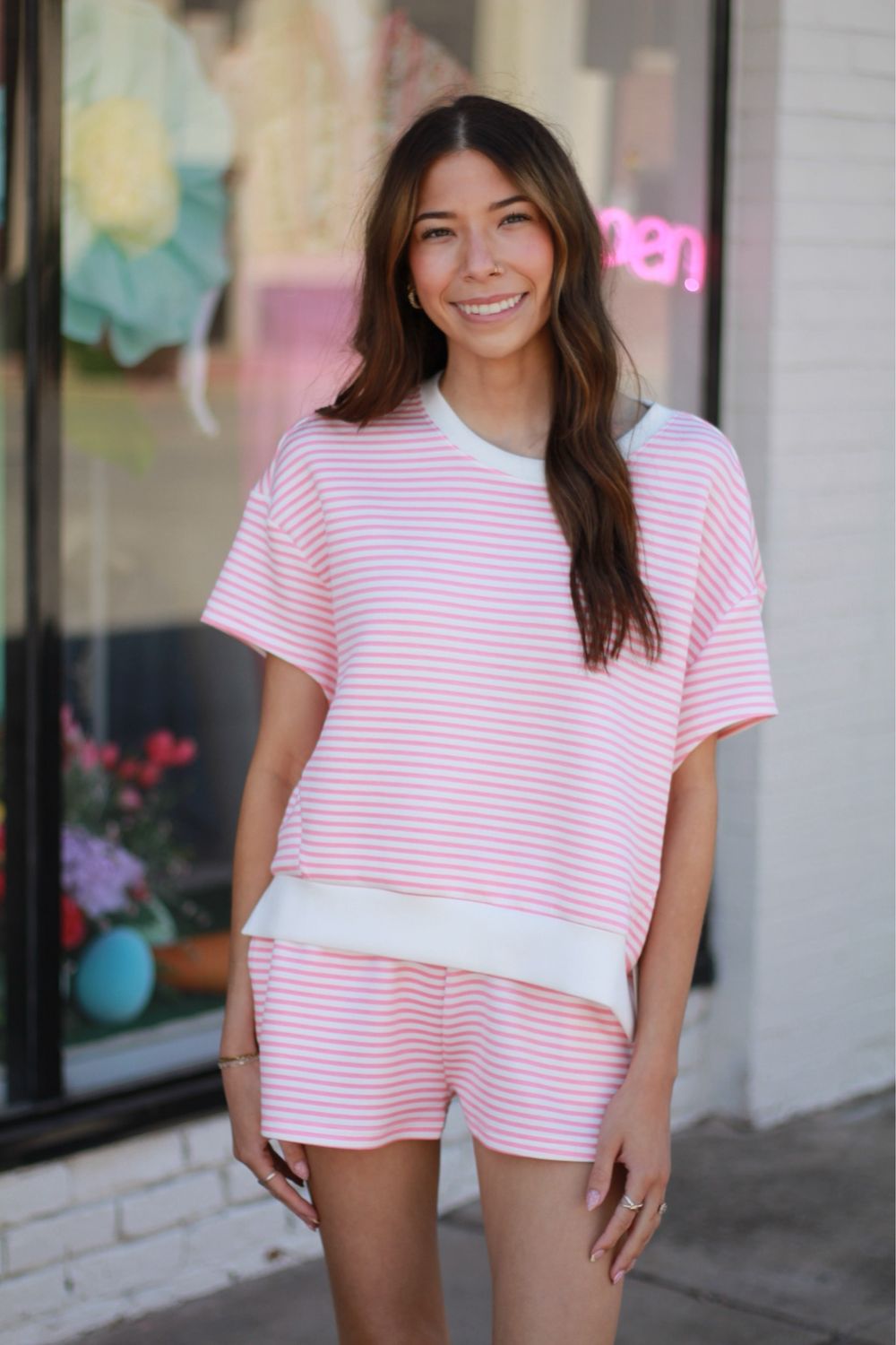 Striped Cloud Tee