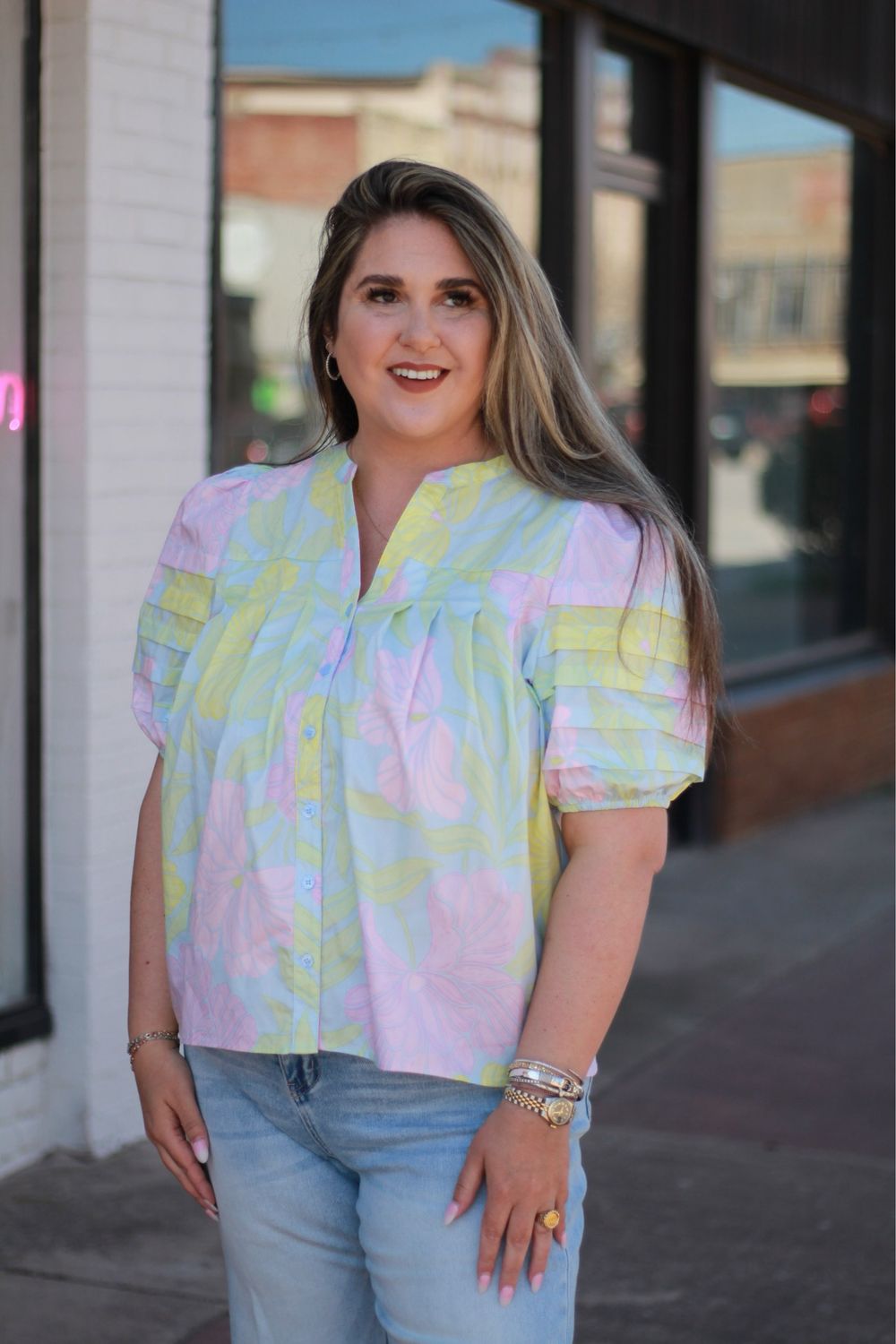 Brisa Floral Top