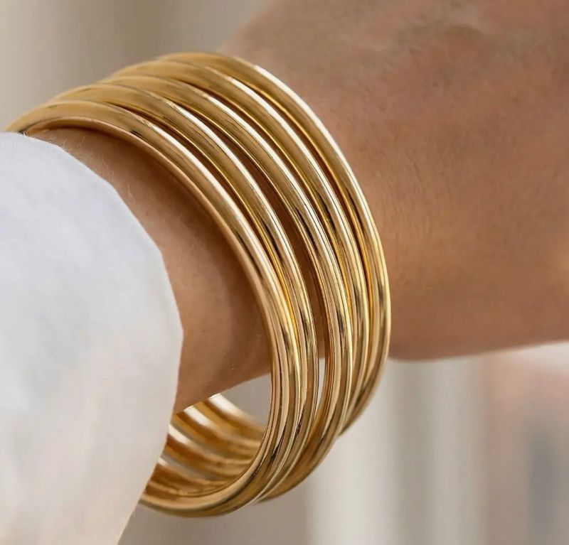 Metallic Bracelet Set