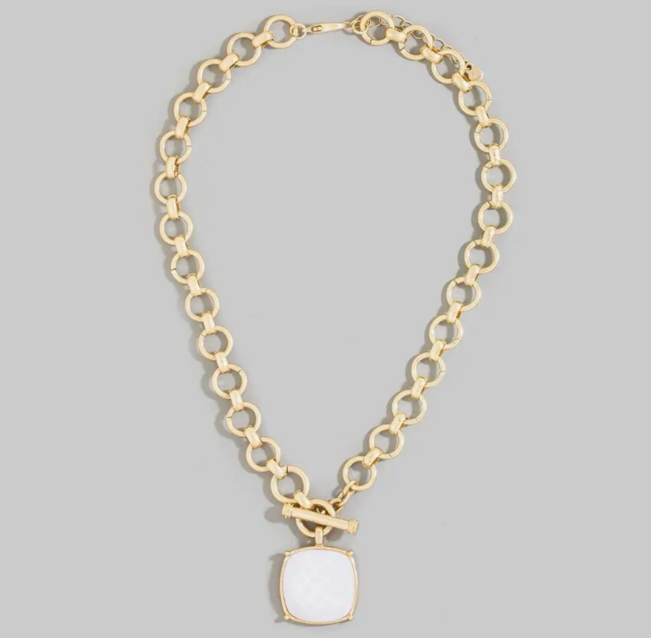 Stone Pendant Necklace