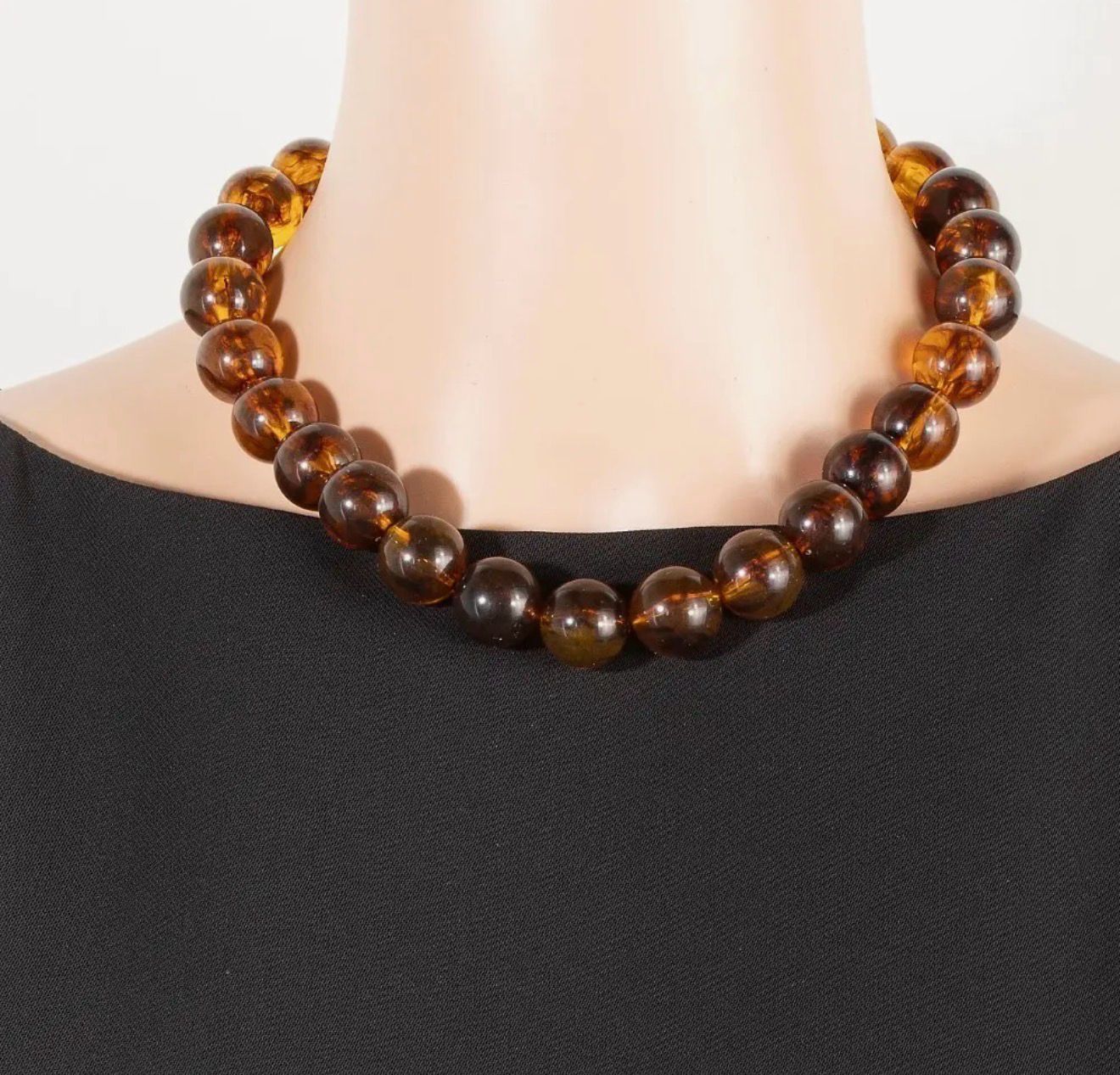 Tortoise Beaded Necklace