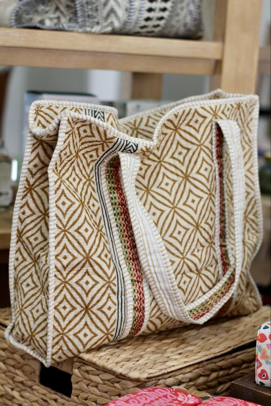 Bohemian Quilted Tote