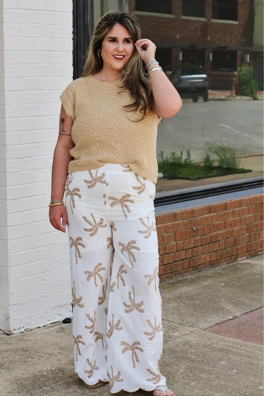 Sunkissed Embroidery Pants