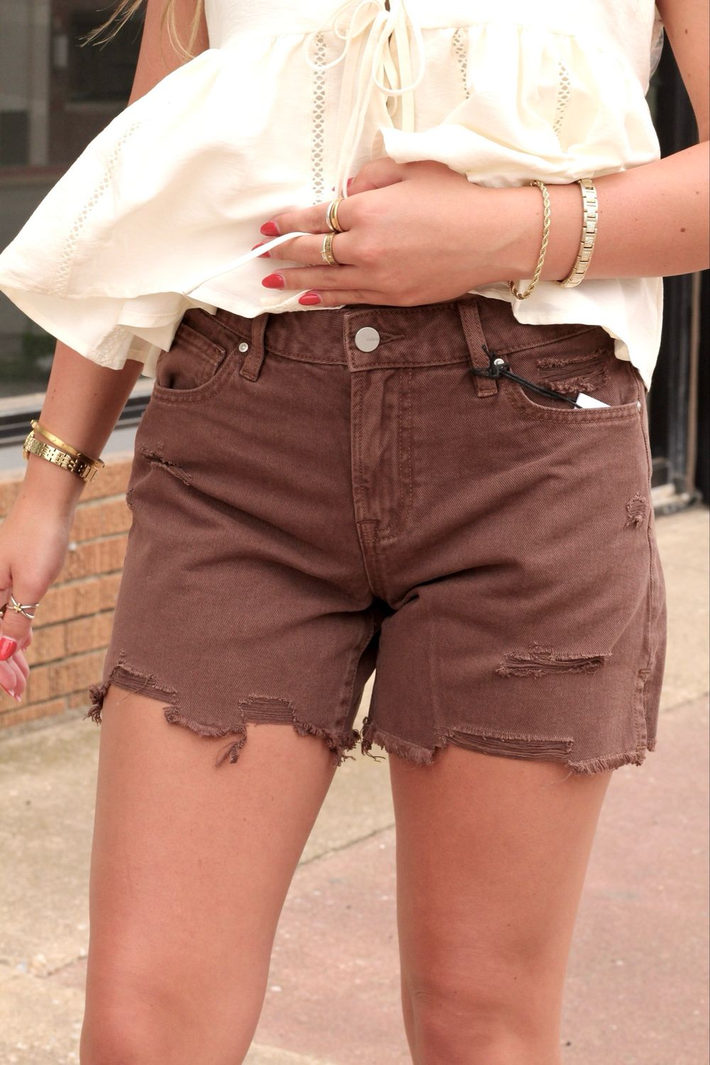 Espresso Boyfriend Shorts