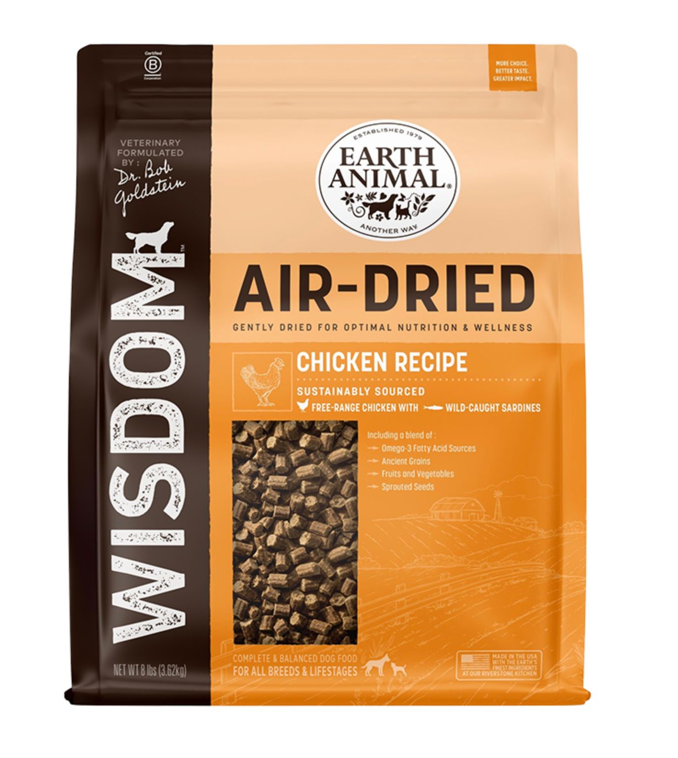 Earth Animal Wisdom Air Dried Chicken 8#