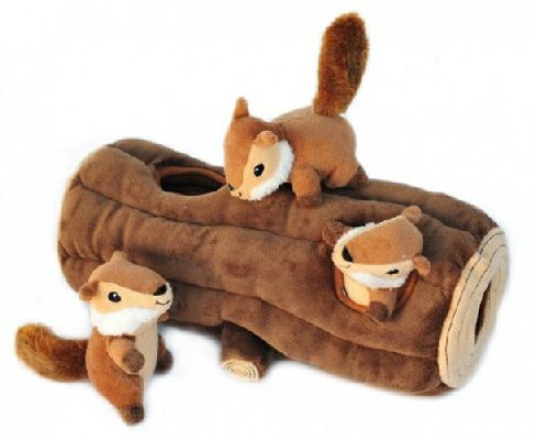 Zippy Paws Burrows - Burrow Log w/Chipmunks
