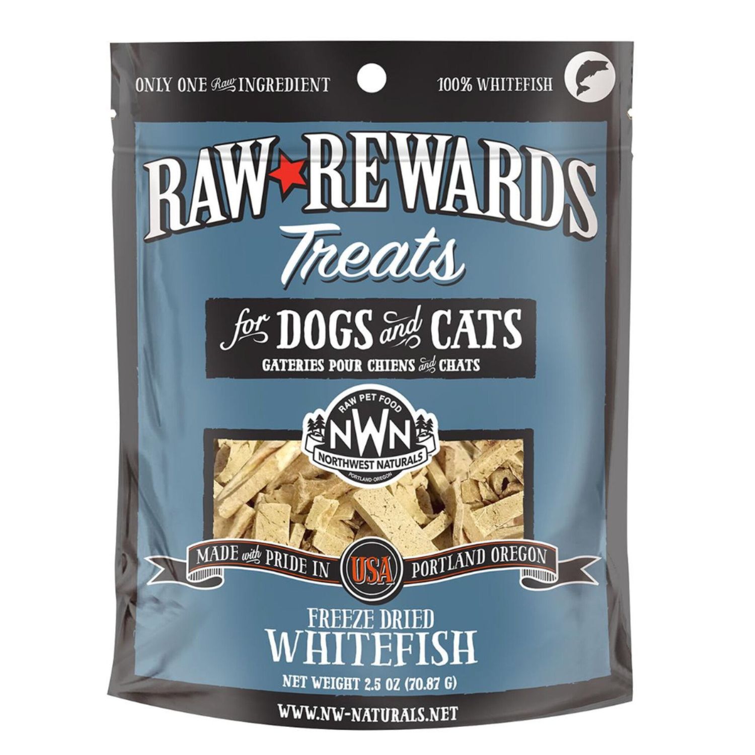 Northwest Naturals Raw Rewards Whitefish Freeze Dried Treat