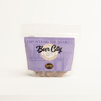 Beer City Dog Biscuits - Blueberry &amp; Flax