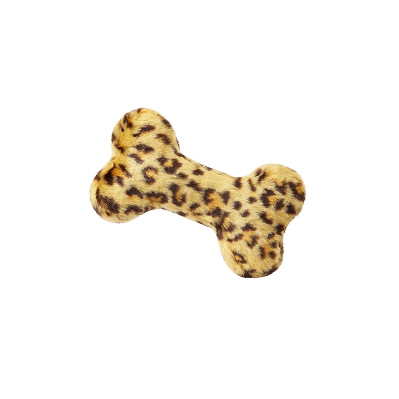 Fluff &amp; Tuff Leopard Bone SM