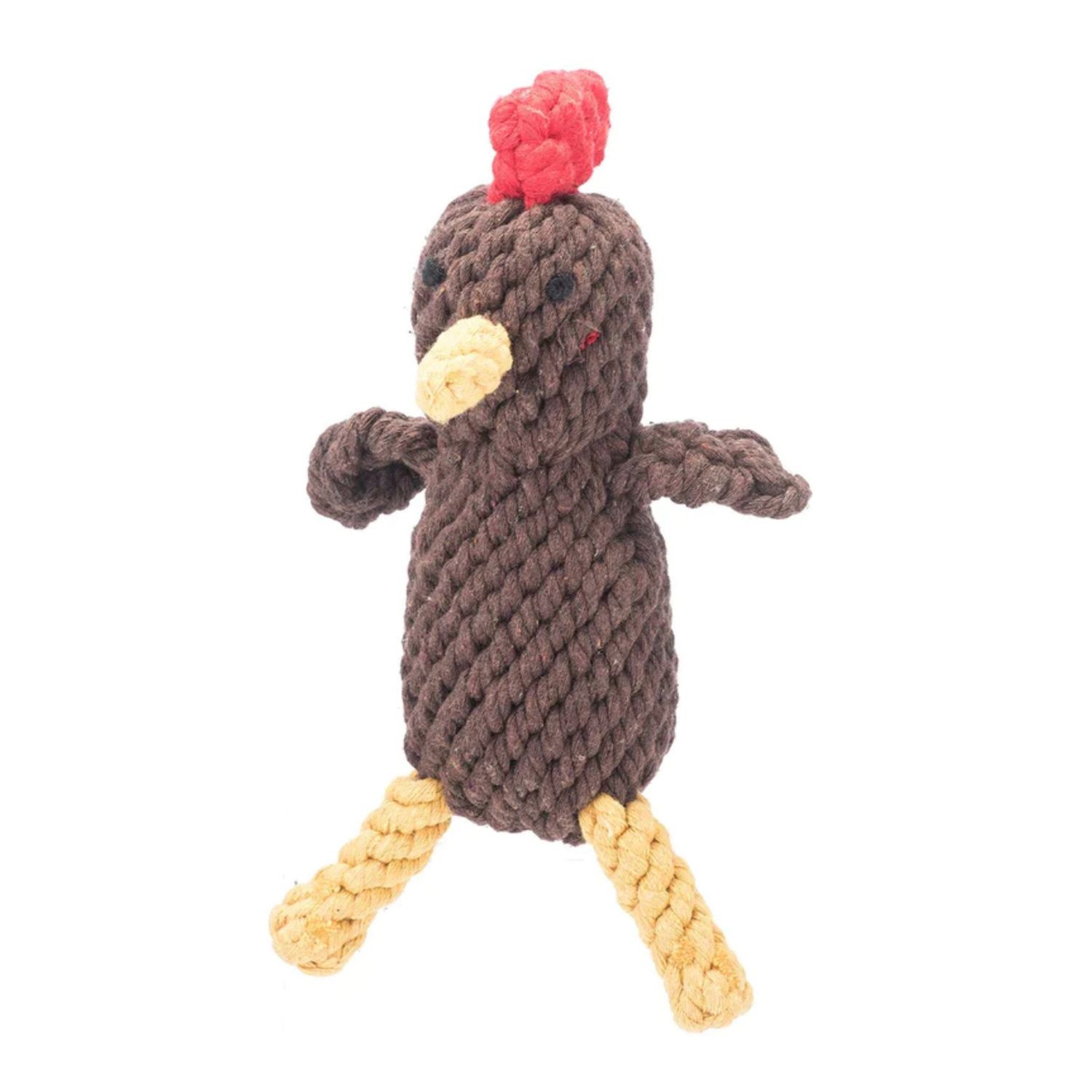 Jax &amp; Bones Randall the Rooster Rope Toy Small 7&quot;