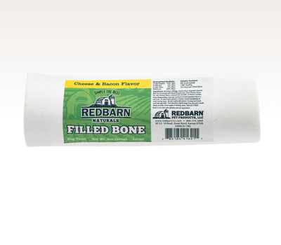 Redbarn Dog Bone Natural Filled Bacon &amp; Cheese, Large 8oz