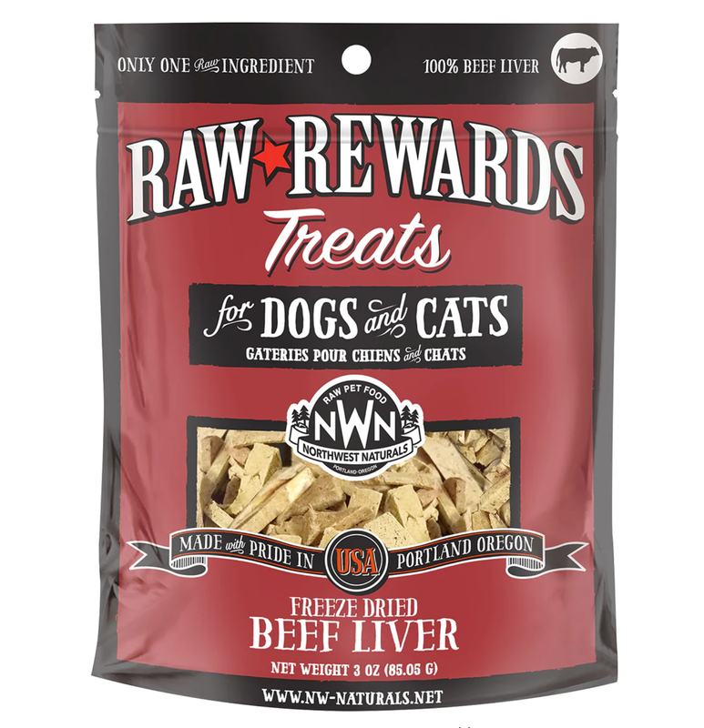 Northwest Naturals Raw Rewards Beef Liver Freeze Dried Treat