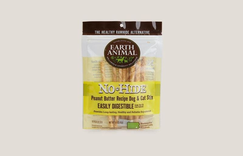 Earth Animal No-Hide Peanut Butter Stix 10 ct