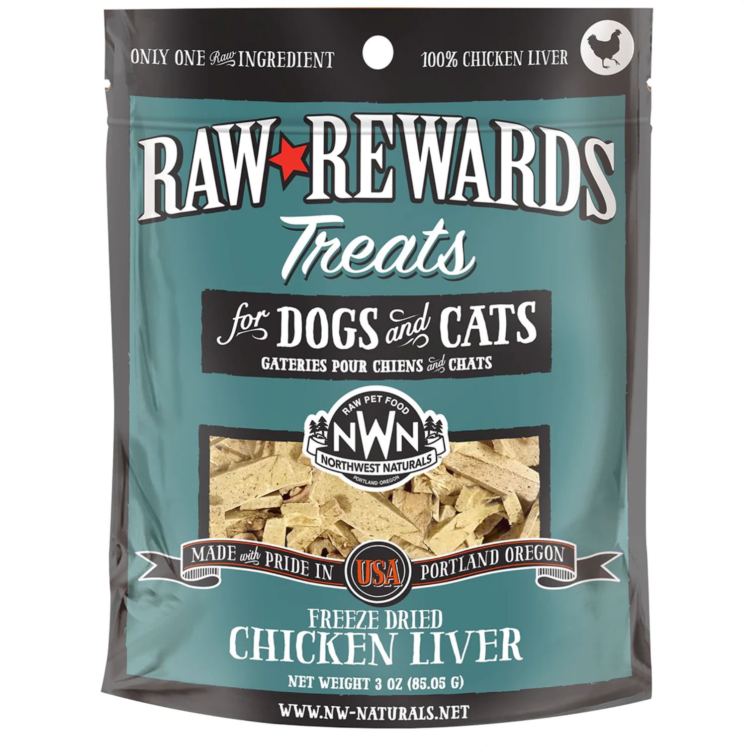 Northwest Naturals Raw Rewards Chicken Liver Freeze Dried Treat