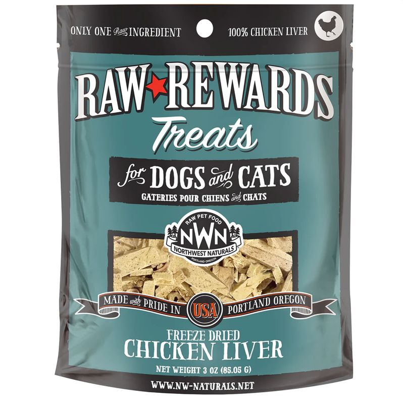 Northwest Naturals Raw Rewards Chicken Liver Freeze Dried Treat