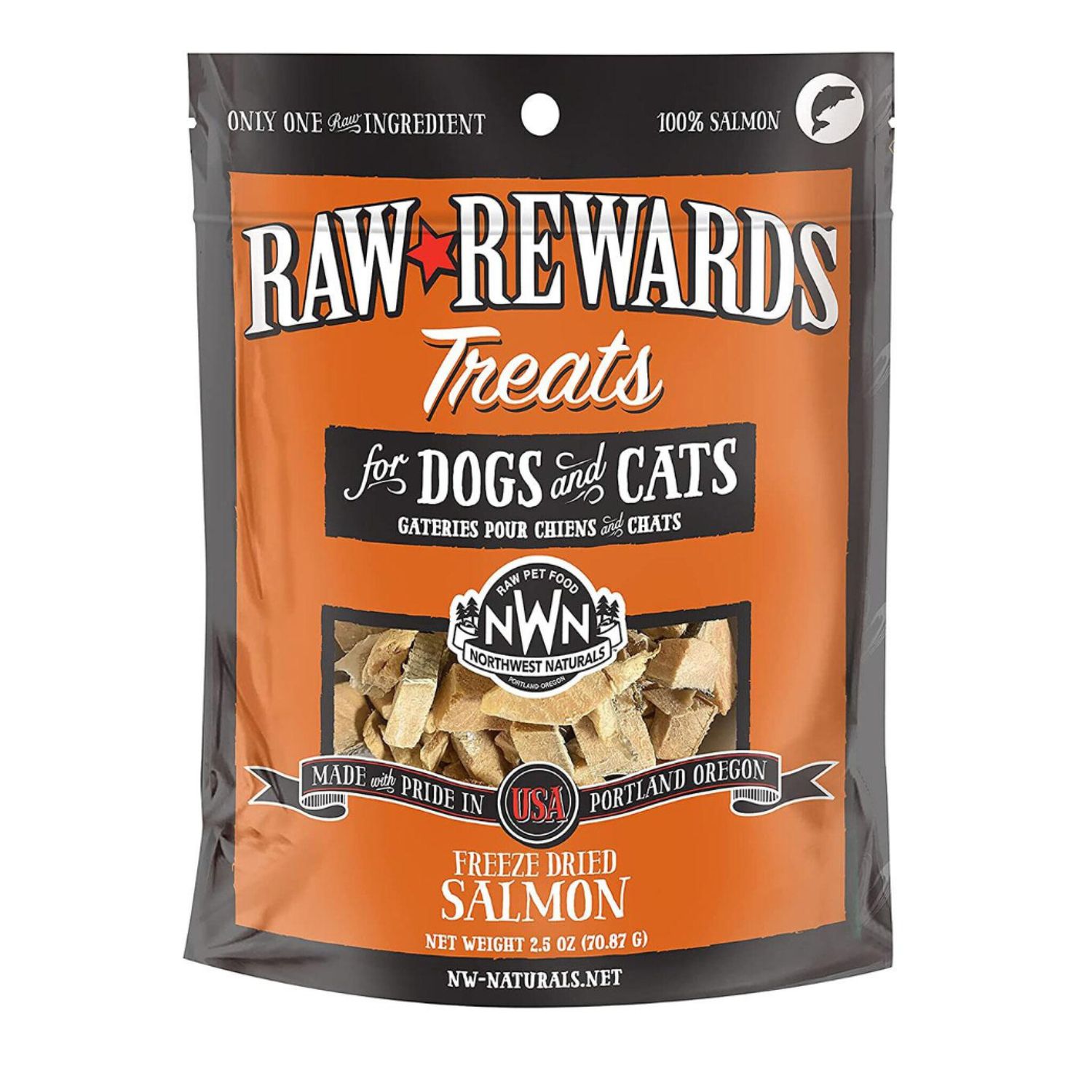 Northwest Naturals Raw Rewards Salmon Freeze Dried Treat