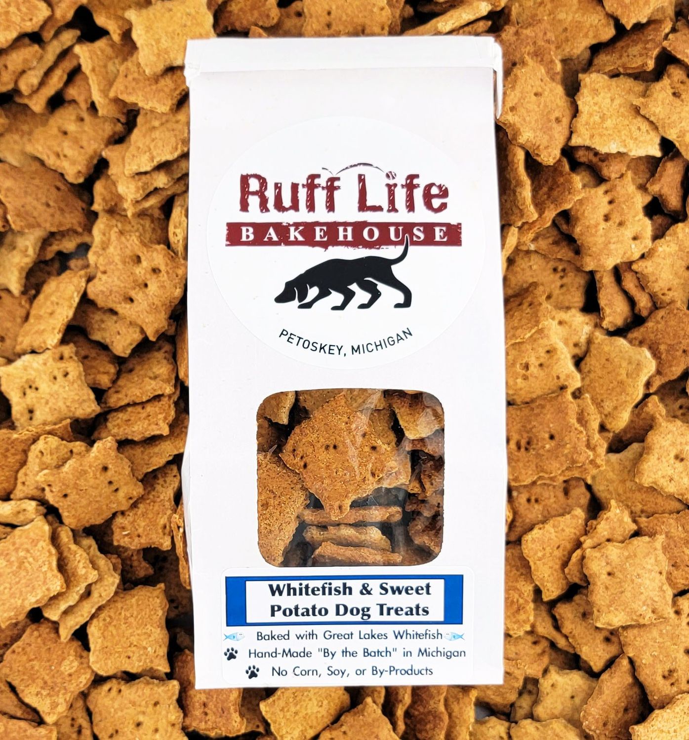 Ruff Life Bakehouse Whitefish &amp; Sweet Potato Chews, 8oz
