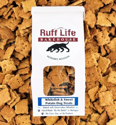 Ruff Life Bakehouse Whitefish &amp; Sweet Potato Chews, 8oz