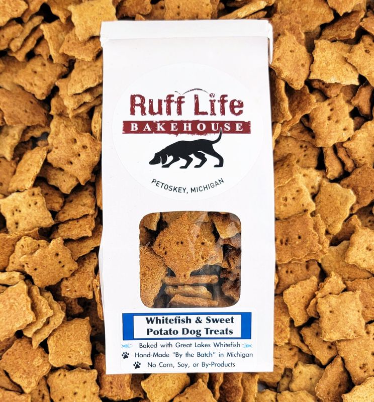 Ruff Life Bakehouse Whitefish &amp; Sweet Potato Chews, 8oz