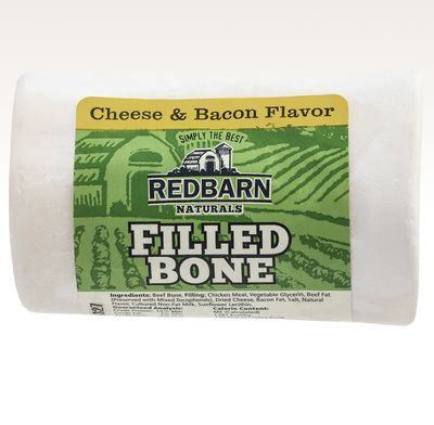 Redbarn Dog Bone Natural Filled Bacon &amp; Cheese, Small 3.5oz