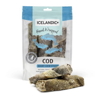 Icelandic+ Cod Skin Chew 5&quot; stick 3-pk