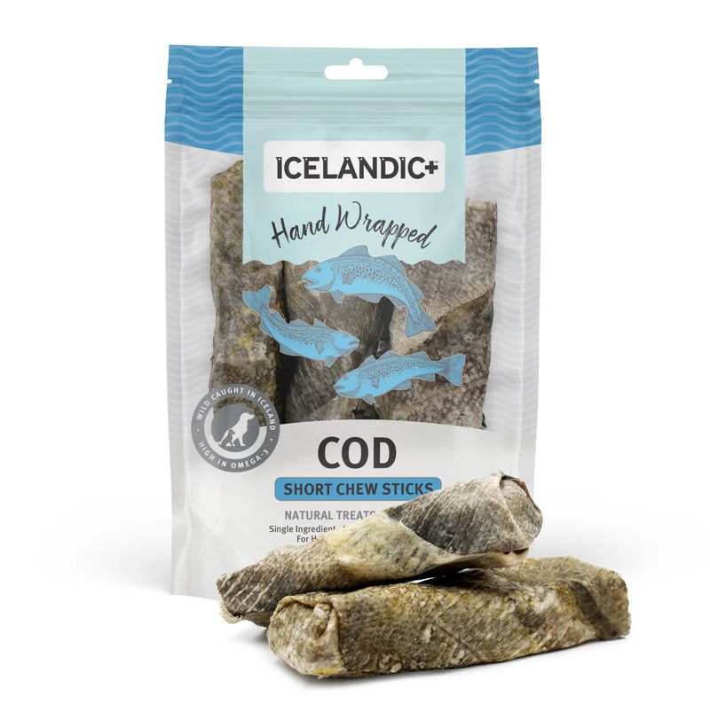 Icelandic+ Cod Skin Chew 5&quot; stick 3-pk