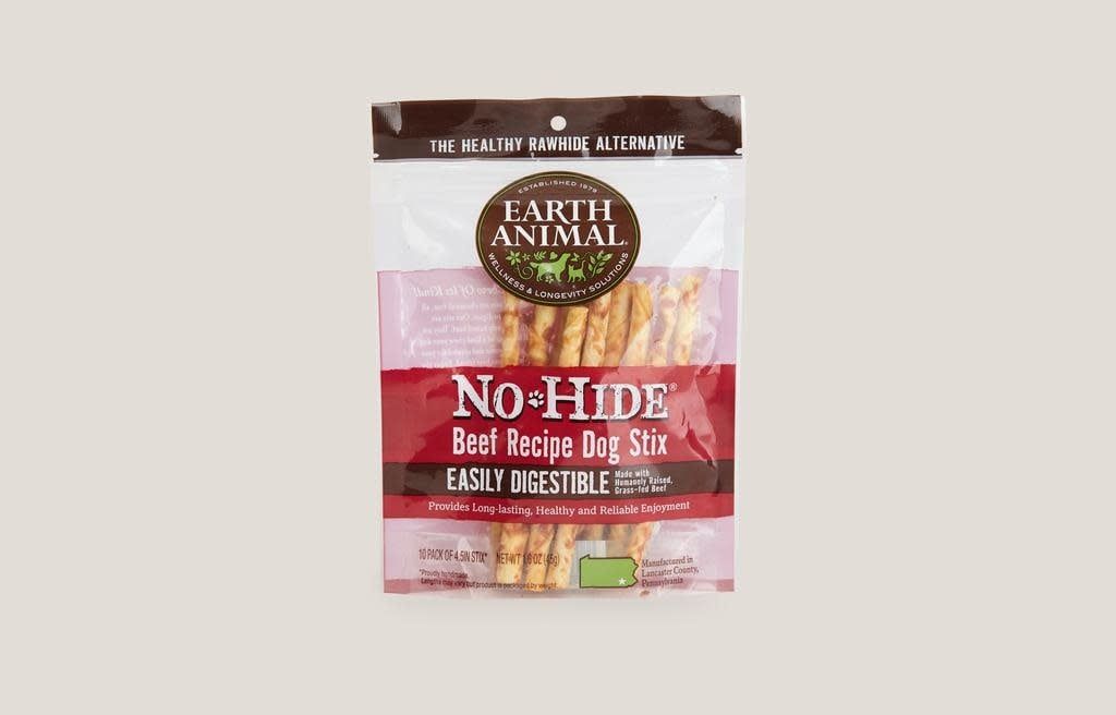 Earth Animal No-Hide Beef Stix 10 ct