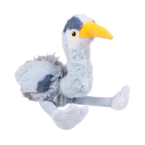 Tall Tails Heron w/Squeak Plush Rope Toy 16&quot;