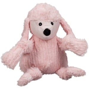 HuggleHounds Knottie Diva Pink Poodle , Large