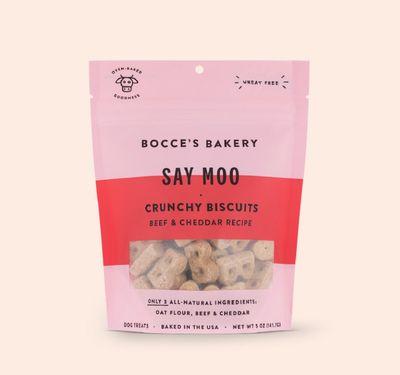 Bocce&#39;s Bakery Crunchy Biscuits Say Moo