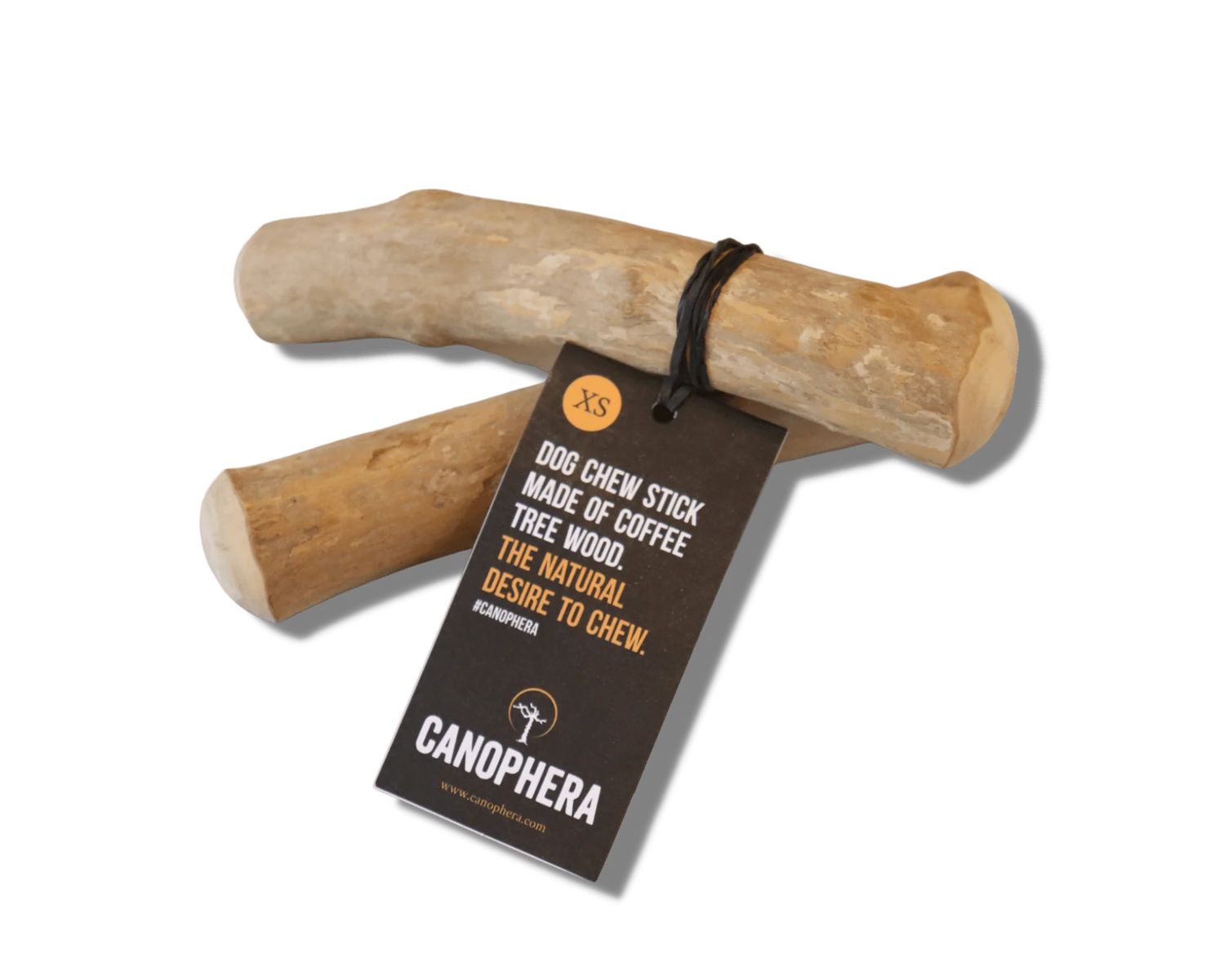 Canophera Coffee Wood Dog Chews , Size: XS