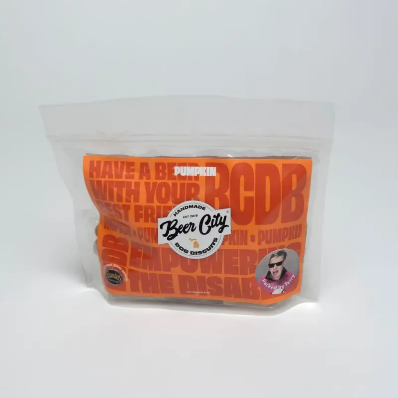 Beer City Pumpkin Dog Biscuits