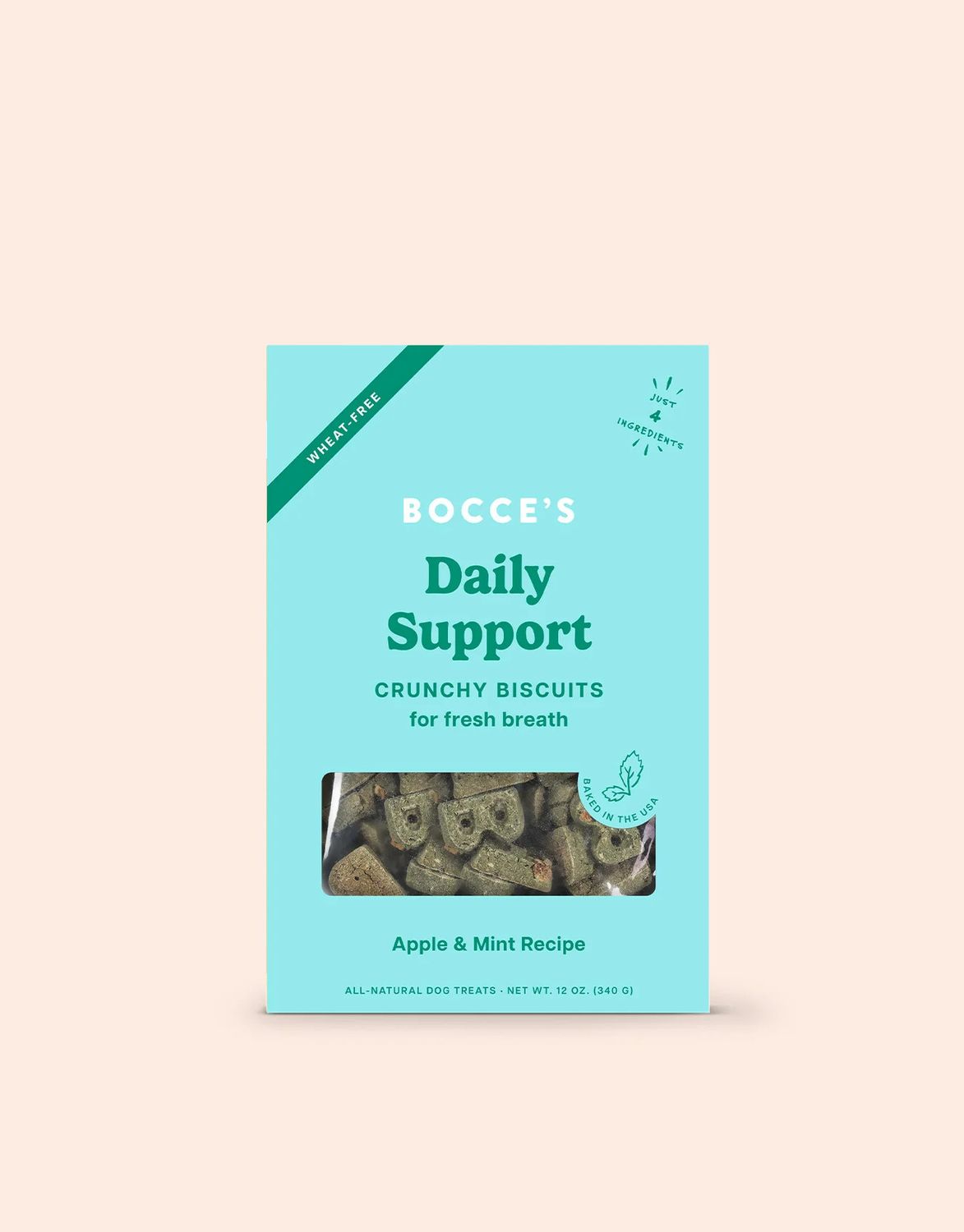Bocce&#39;s Bakery Daily Support Dog Breath Aid, 12 oz