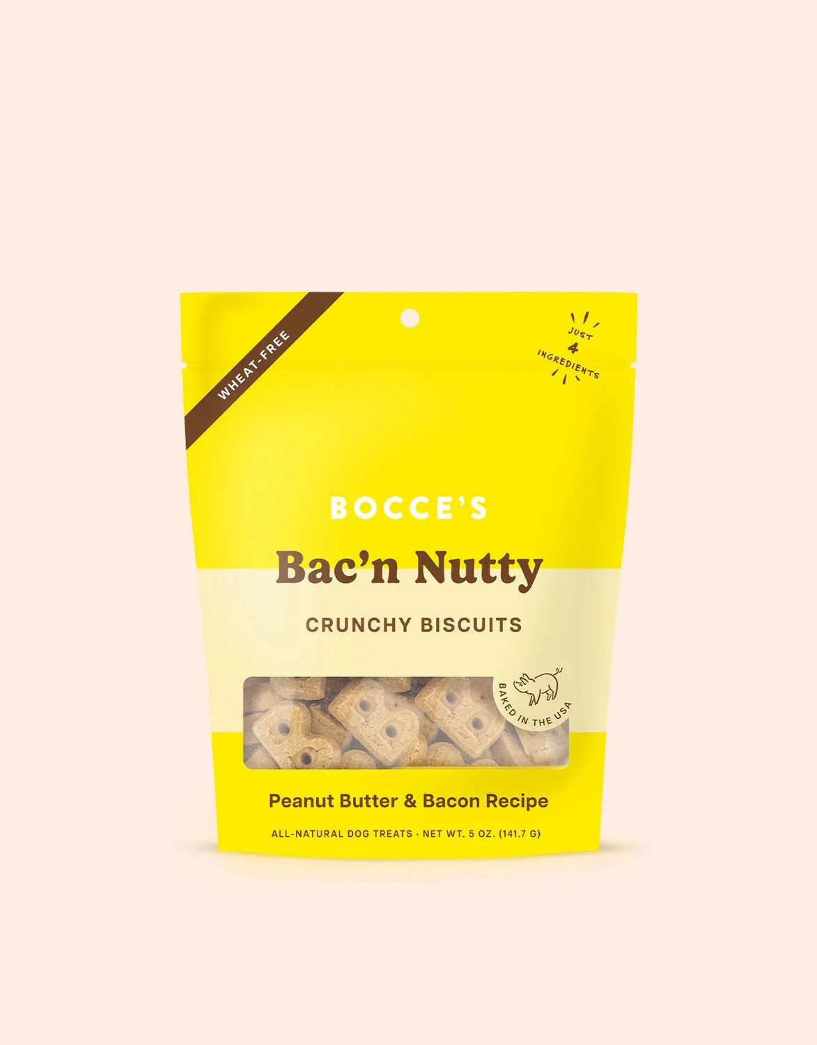 Bocce&#39;s Bakery Crunchy Biscuits Bac&#39;n Nutty