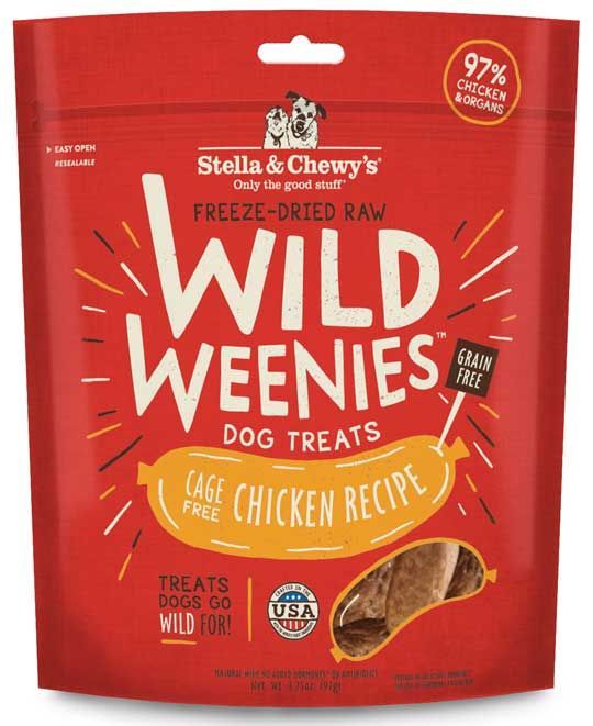 Stella &amp; Chewy&#39;s Wild Weenies, Flavor: Chicken, Size: 3.25 oz