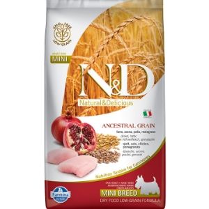 Farmina N&amp;D Ancestral Grain Chicken Pomegranate Adult Dog Mini 15.4#
