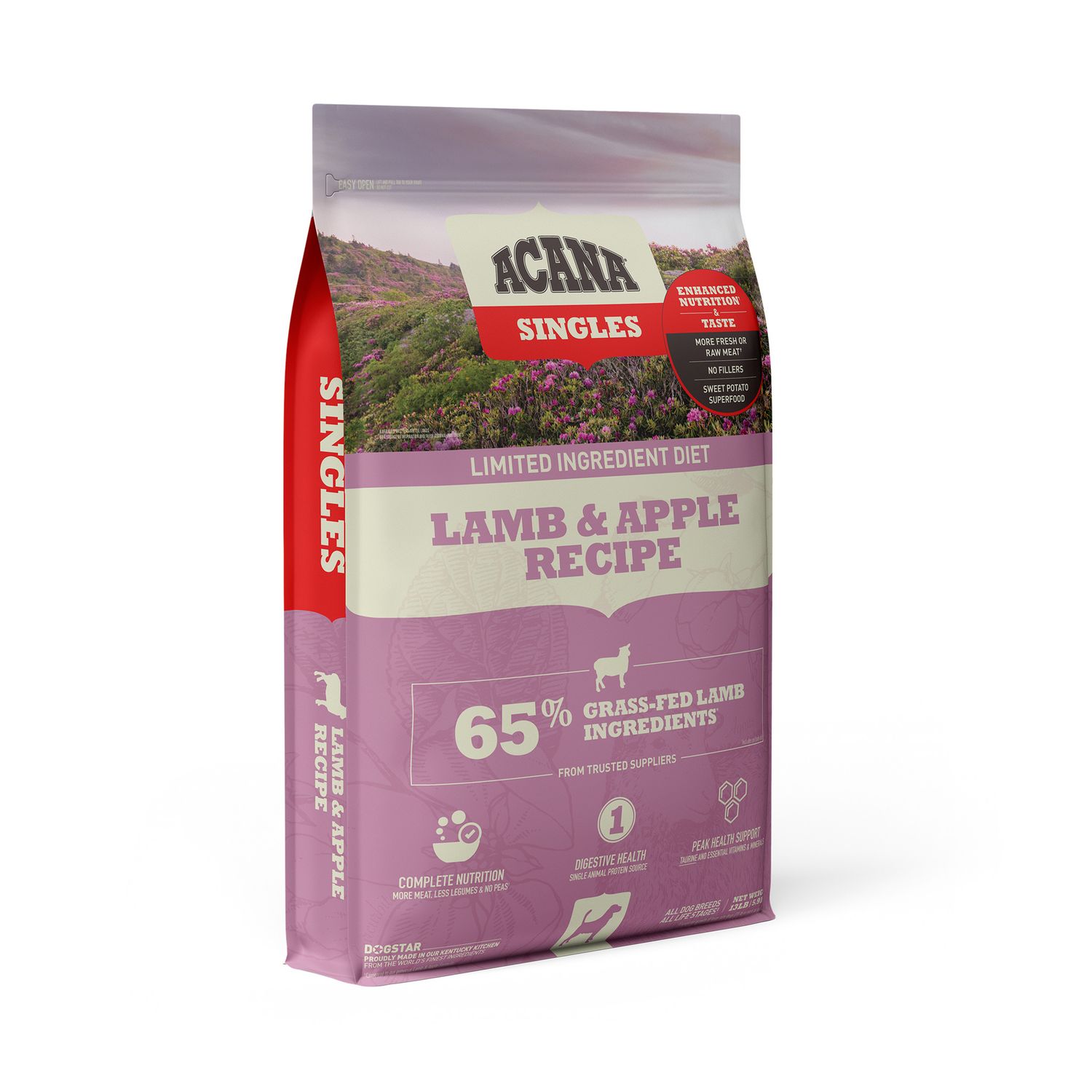 Acana Singles Lamb &amp; Apple Grain Free Dry Dog Food 13#