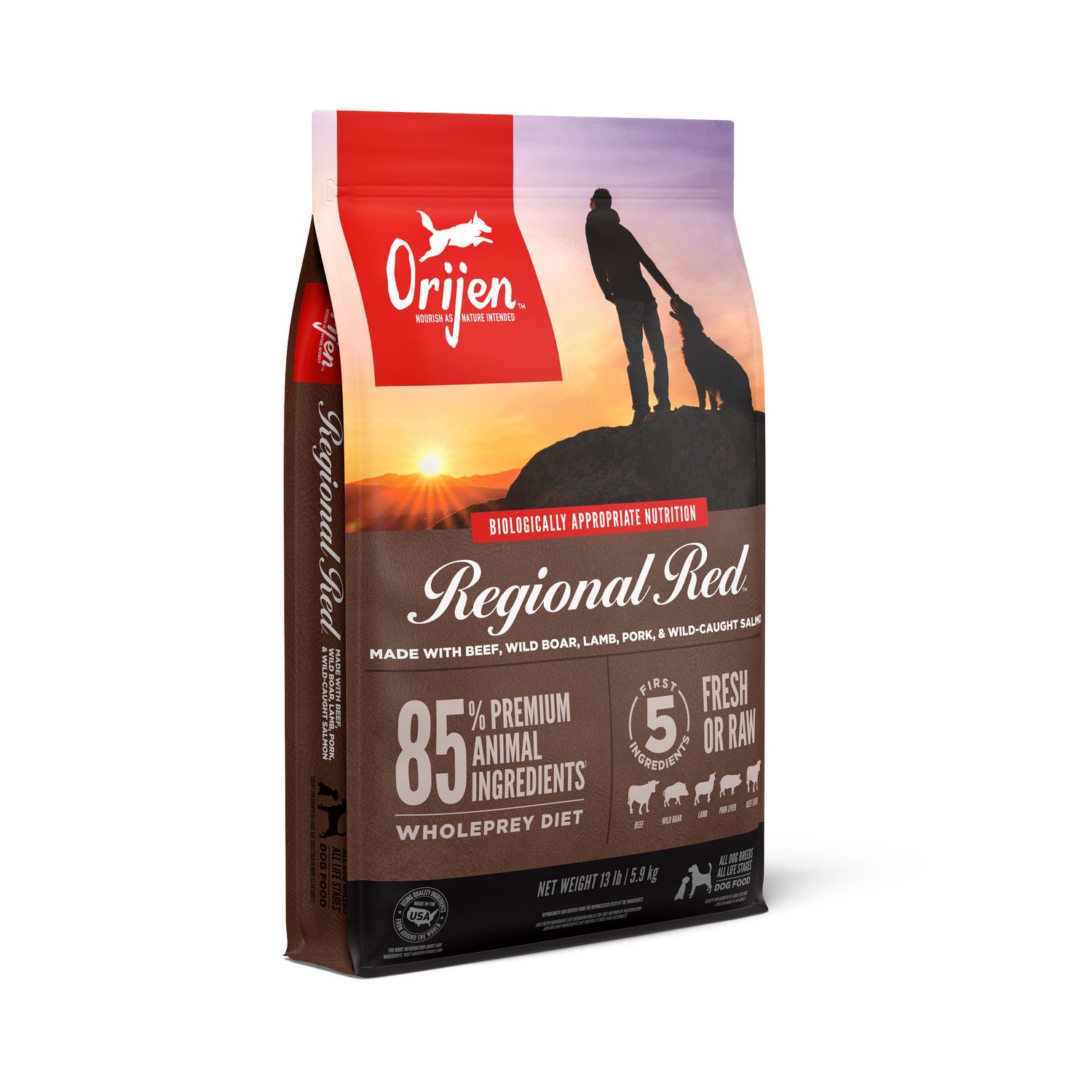 Orijen Regional Red Grain Free Dry Dog Food 13#