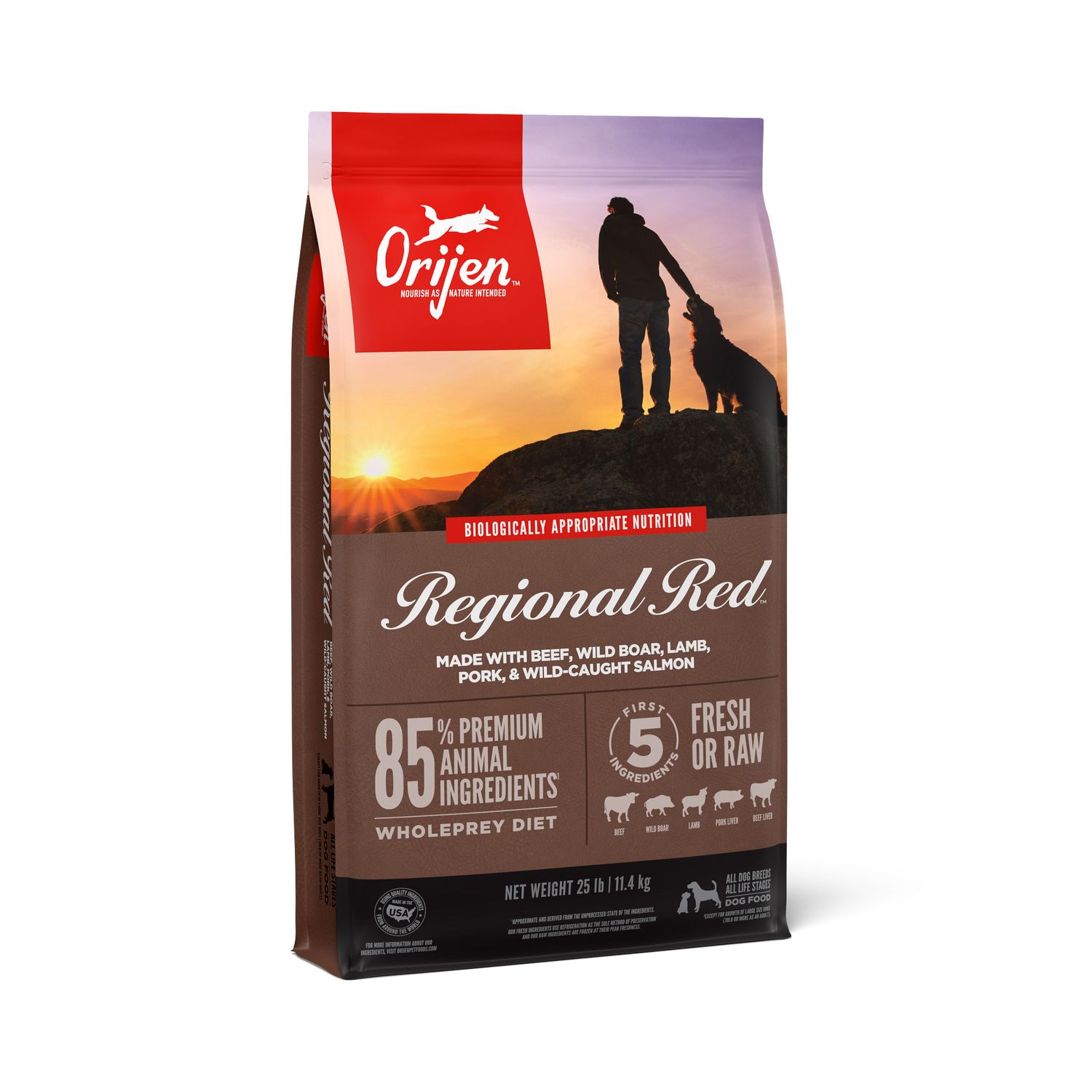 Orijen Regional Red Grain Free Dry Dog Food 23.5#