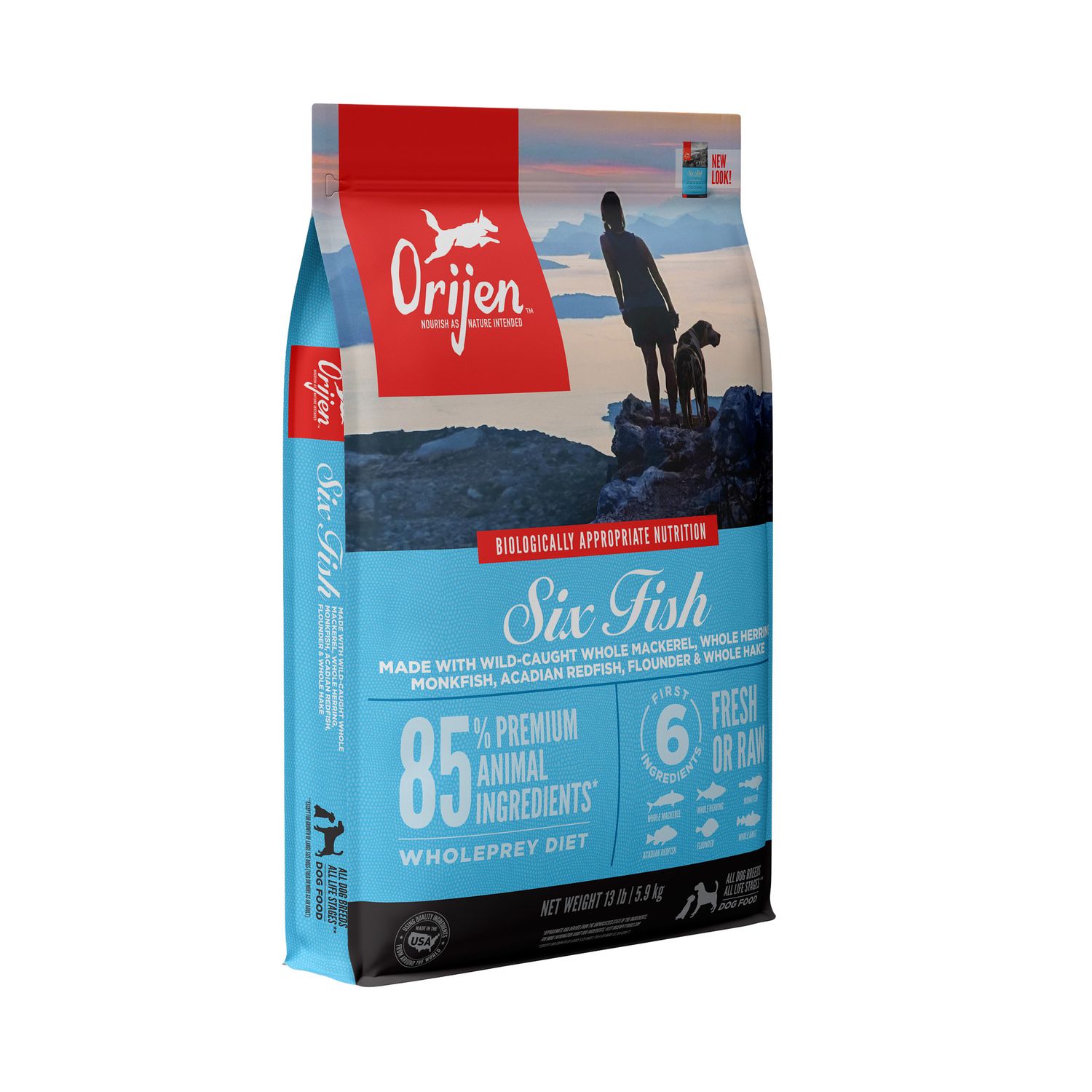 Orijen Six Fish Grain Free Dry Dog Food 13#