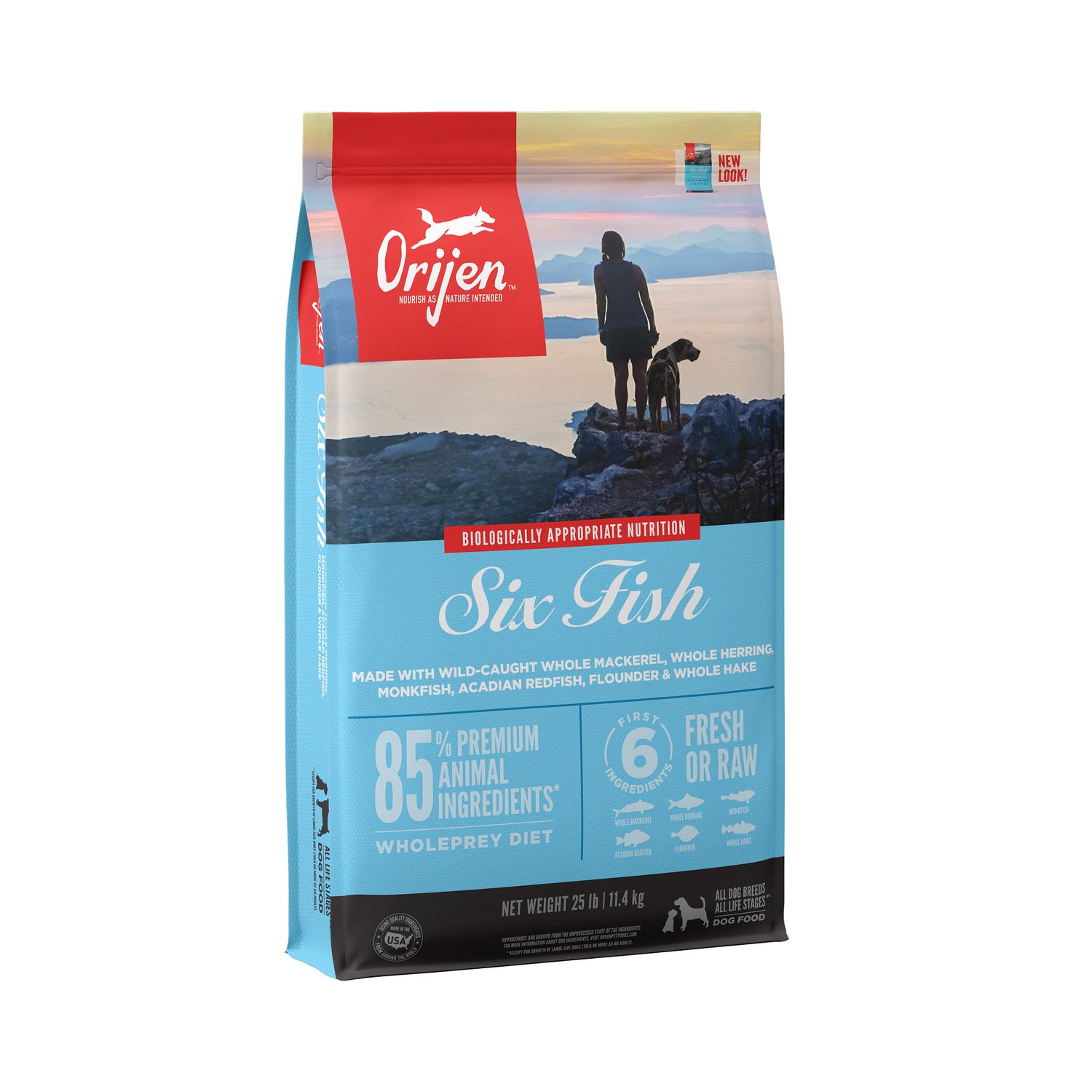 Orijen Six Fish Grain Free Dry Dog Food 23.5#