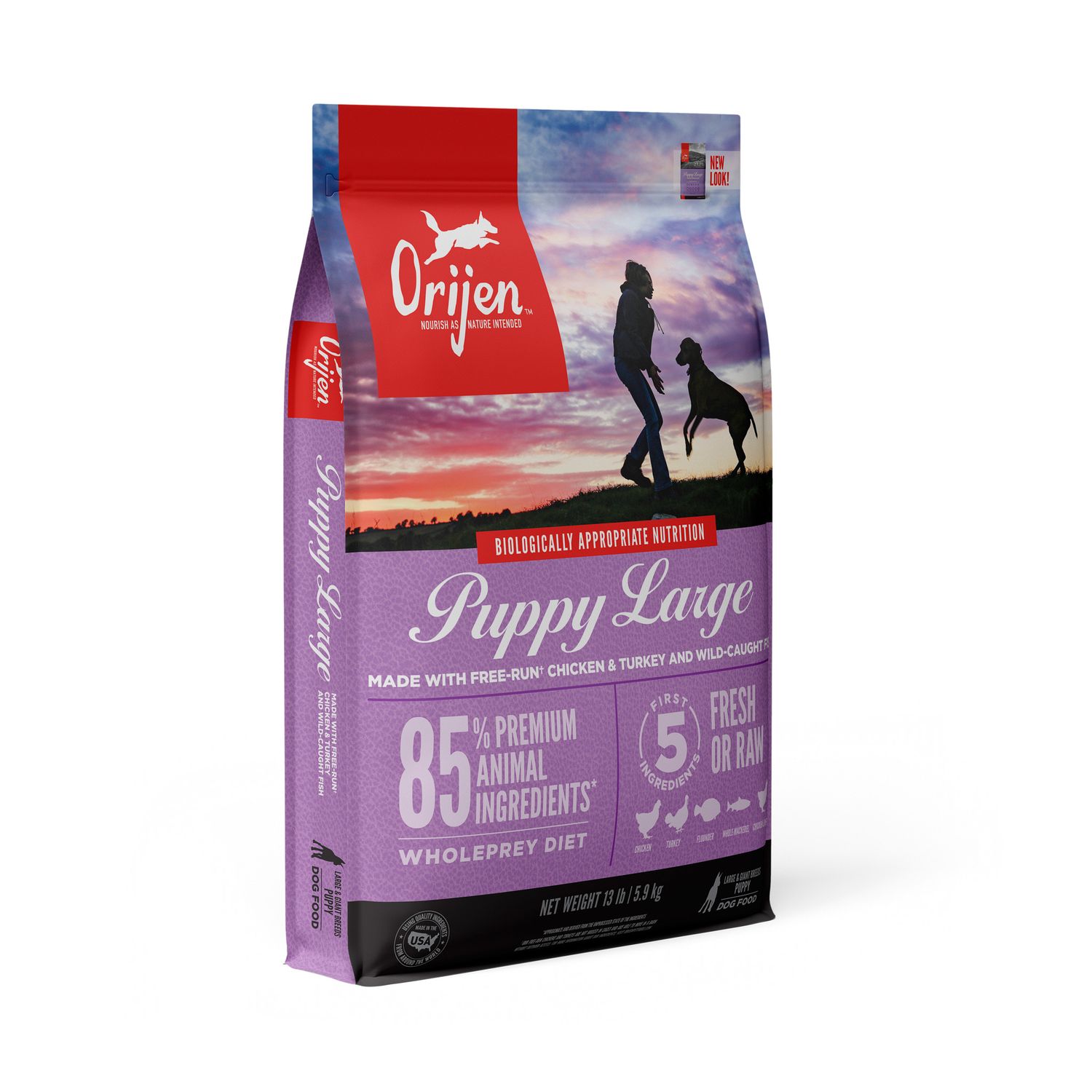 Orijen Large Breed Puppy Grain Free Dry Dog Food 13#