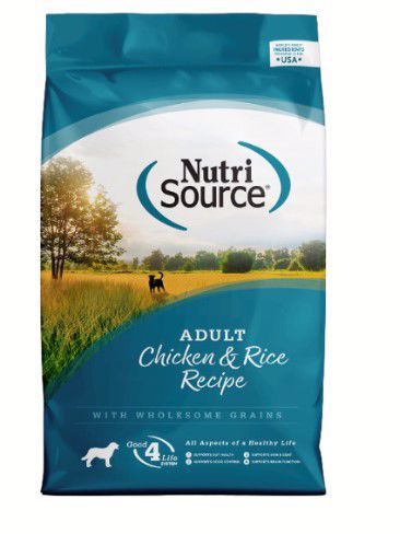 NutriSource Adult Chicken &amp; Rice Dog Dry 12#