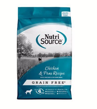 NutriSource Chicken &amp; Pea Dog Dry 12#