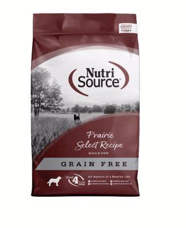 NutriSource Prairie Select Grain Free Dog Dry 12#