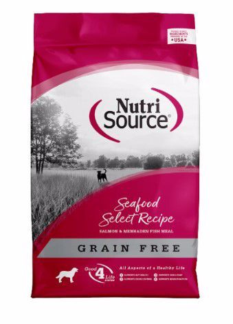 NutriSource Seafood Select Grain Free Dog Dry 12#